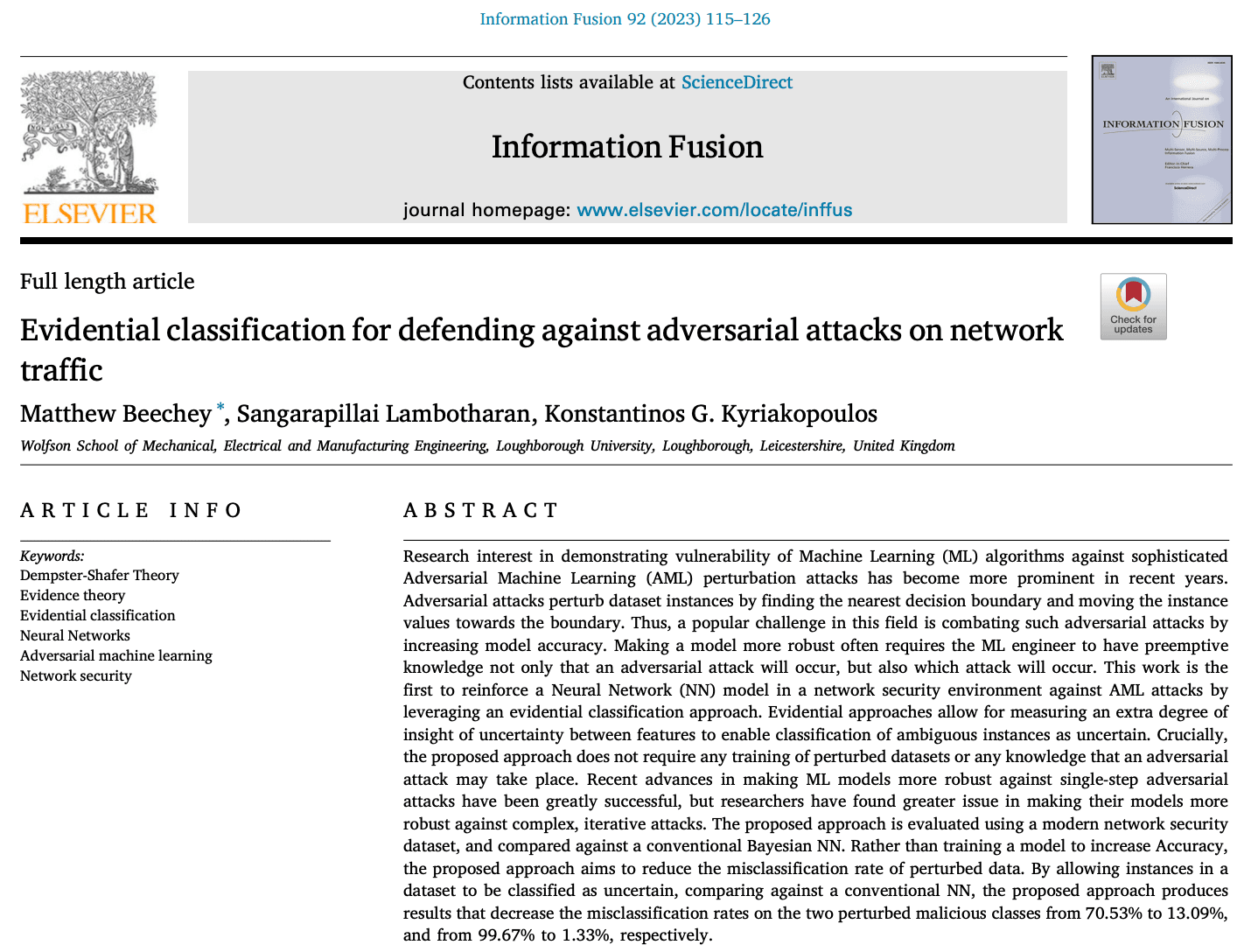 NN-DS — Defending classifiers with epistemic uncertainty.